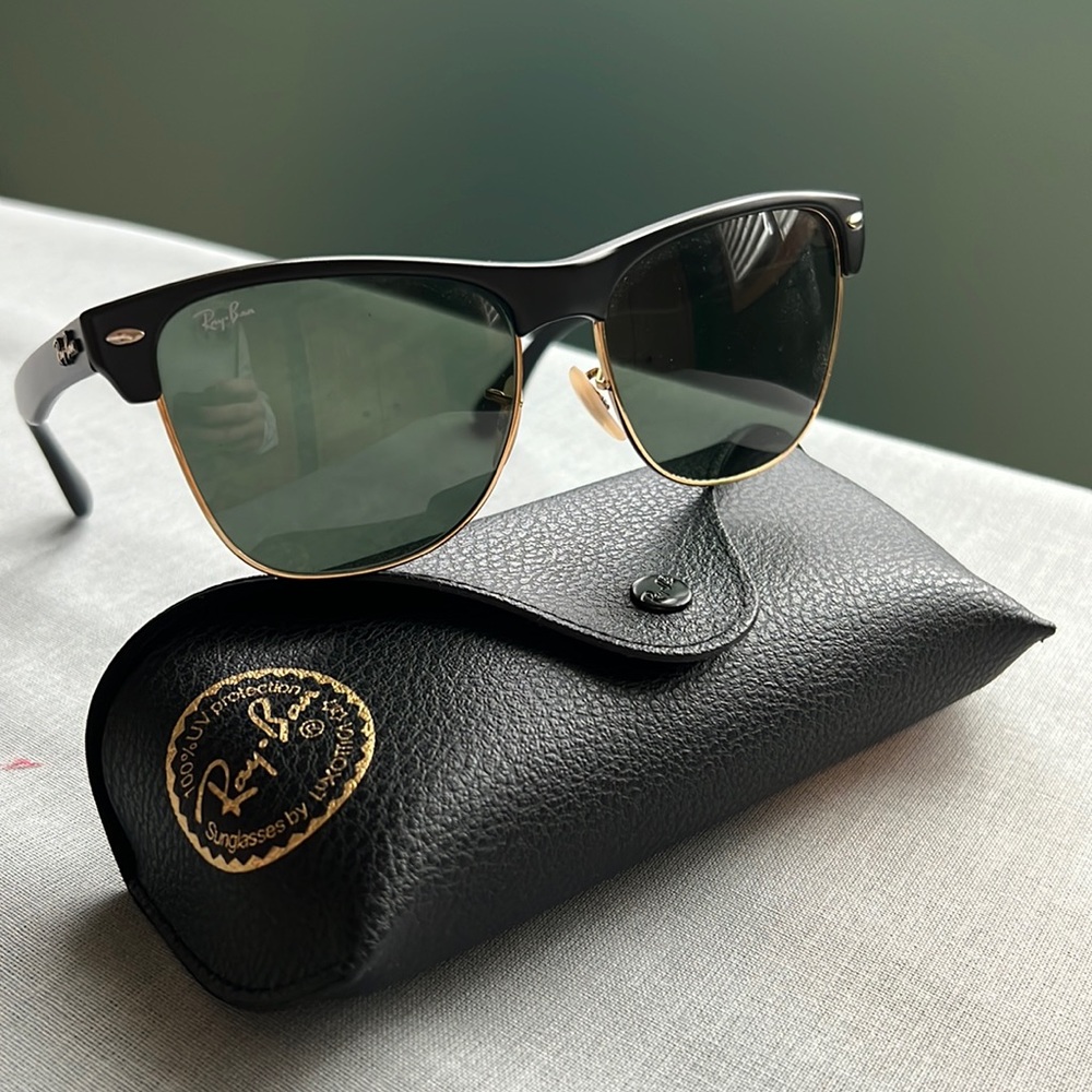 Ray Ban Rb4175 Black Clubmaster Sunglasses